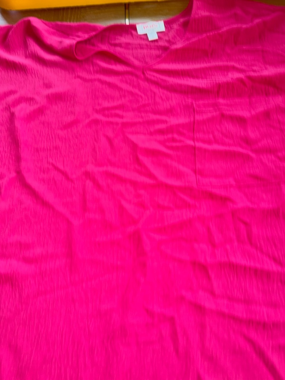 INC International Concepts Hot Pink V-Neck Tank